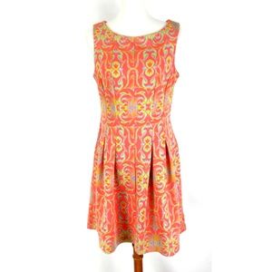 Julian Taylor Fit Flare Dress Sz 12 Sleeveless